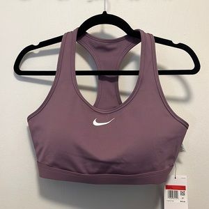 Purple Nike sports bra